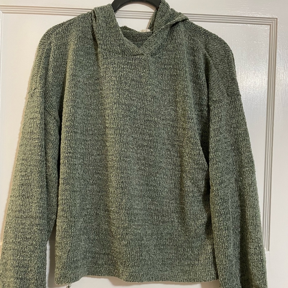 Audrey olive sweater